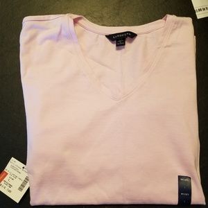 Lands' End V neck long sleeve t-shirt